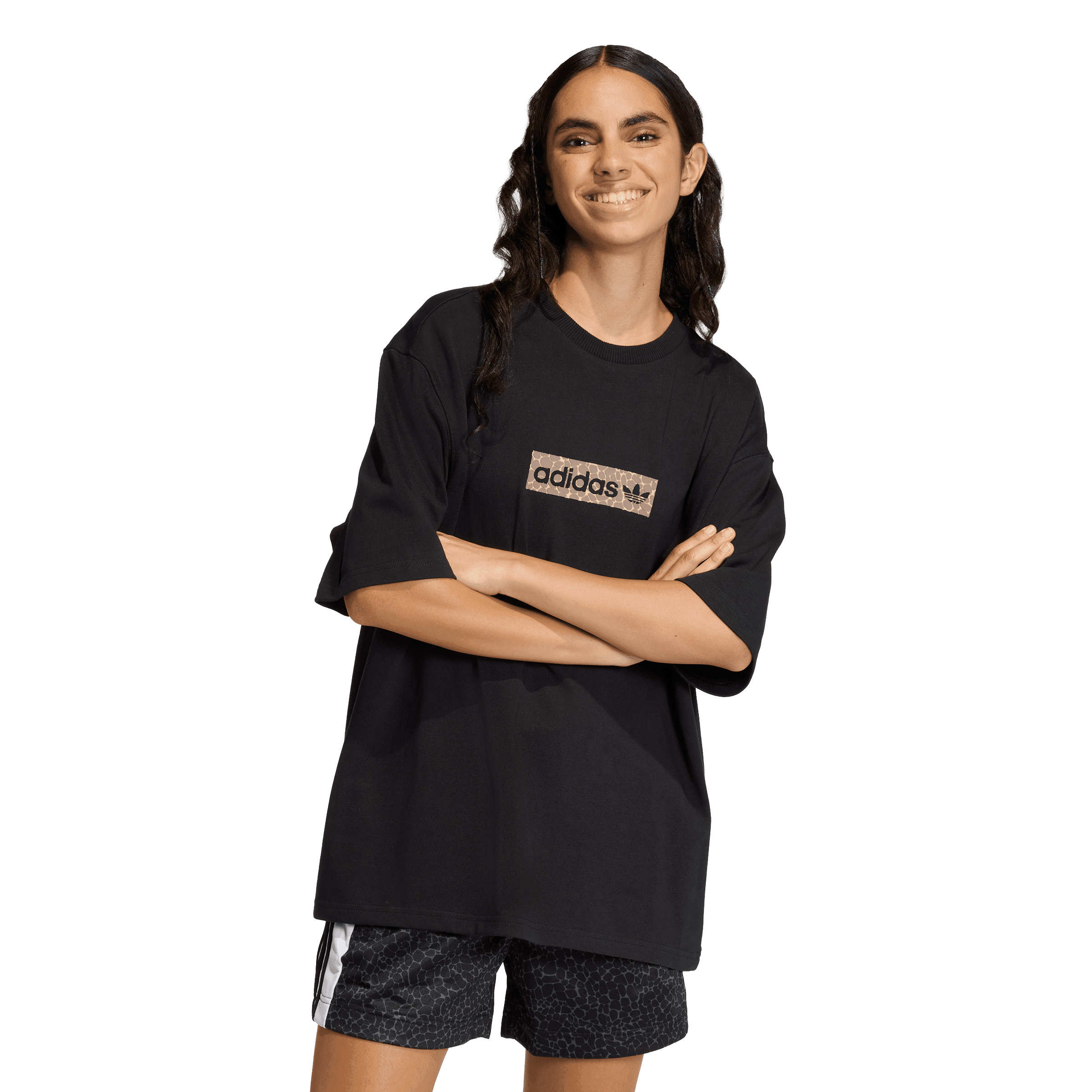 ADIDAS ORIGINALS, W AOP SS T-SHIRT, Model 1