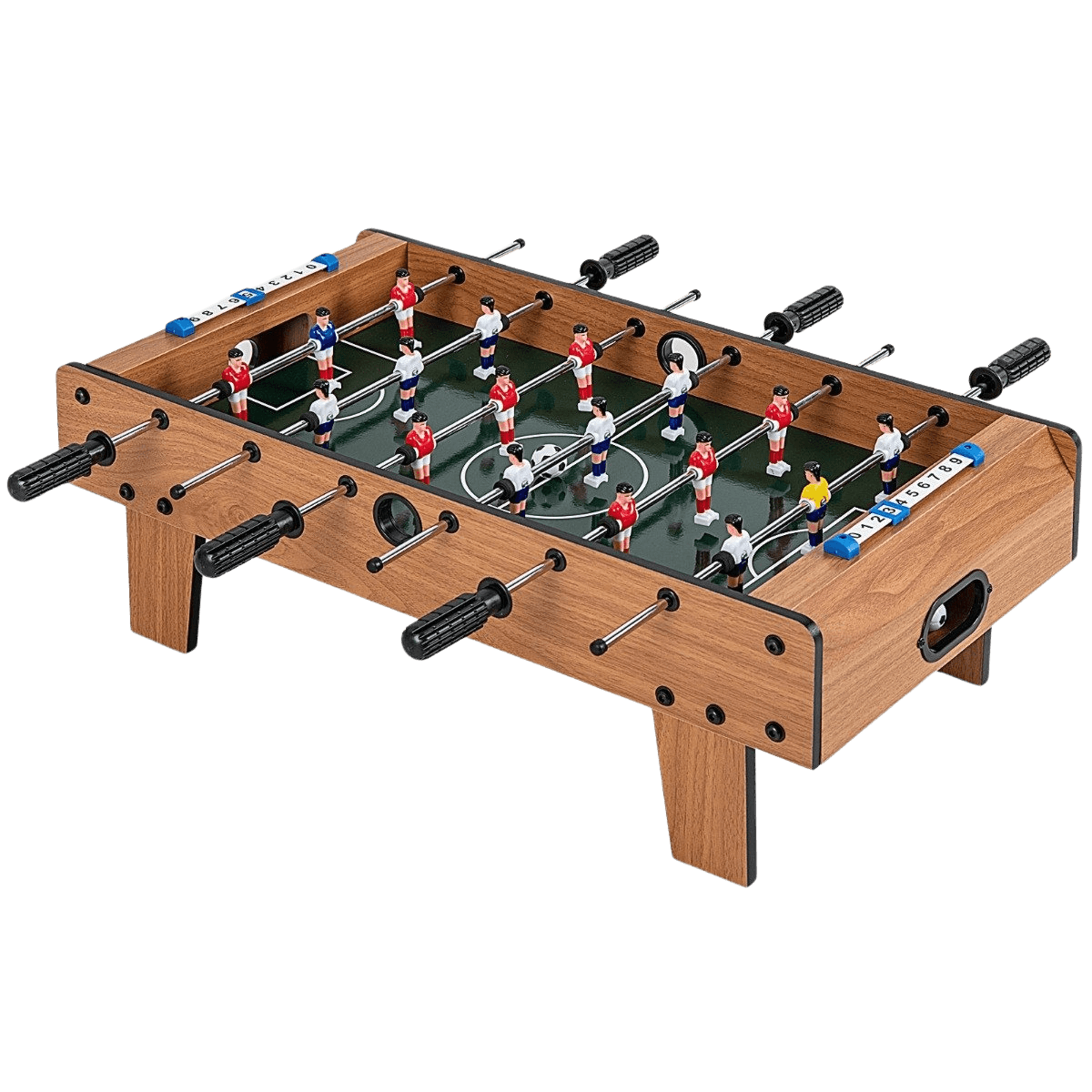b2x, Room-sized Football Table Space-saving Football Table With Robust Handle 69 X 36 X 24 Cm Natural, Product 0