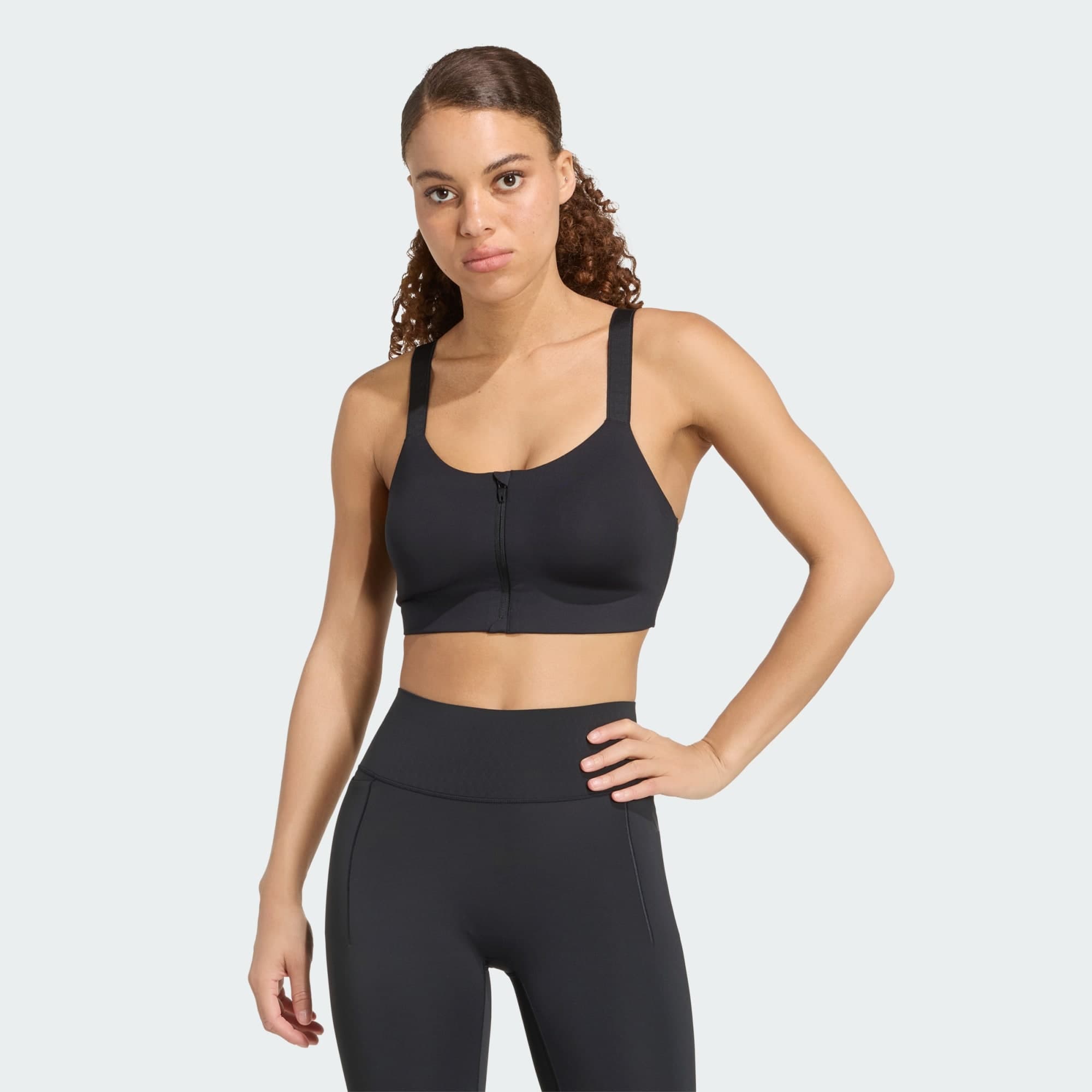 Adidas, Adidas Optimé High Support Zip Bh-topp, Model 1