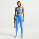 NIKE ONE SEAMLESS FRONT WOMEN'S HIG, Blue