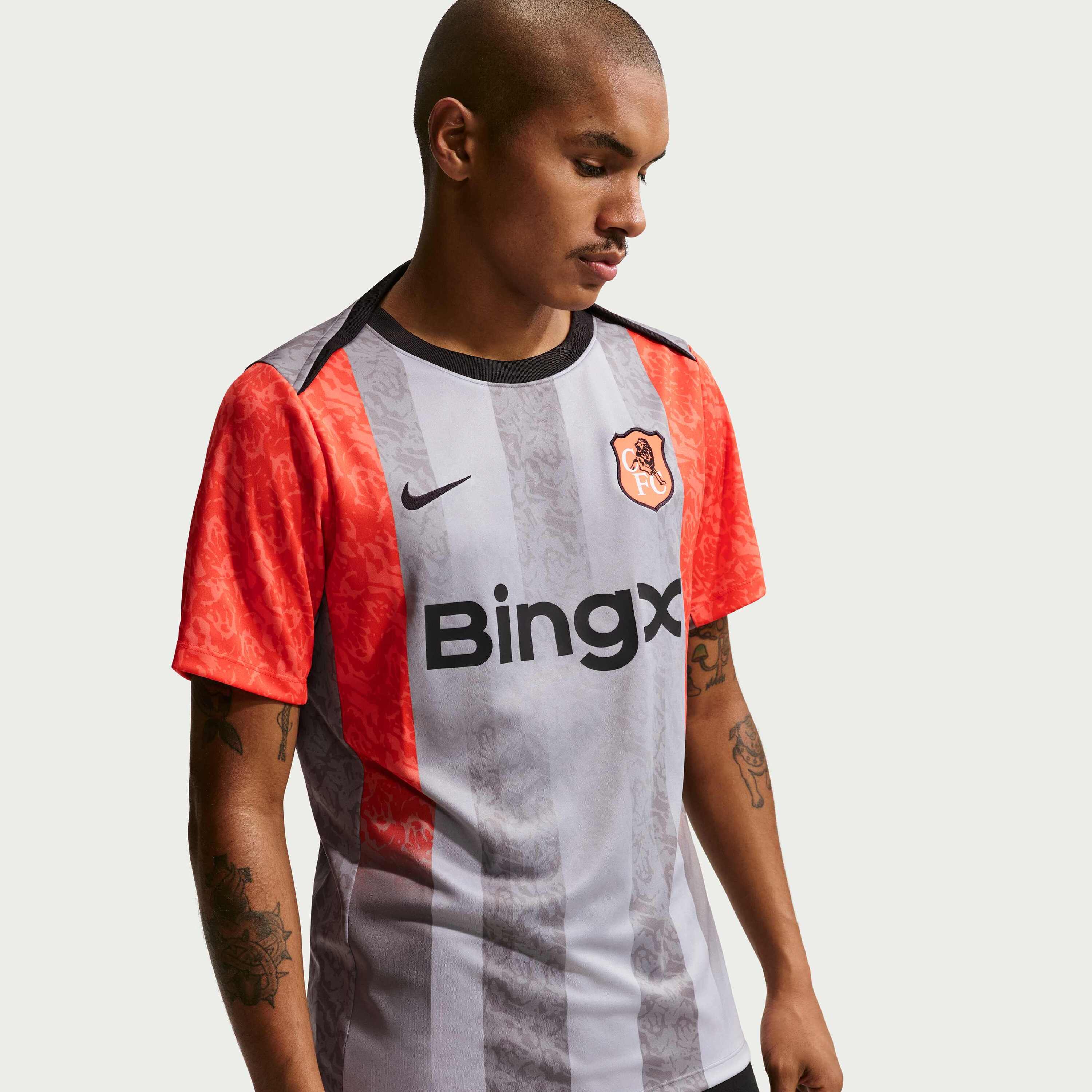 Nike, Men's Dri-fit Football Pre-match Short-sleeve Top Chelsea F.c. Academy Pro Se, Model 1