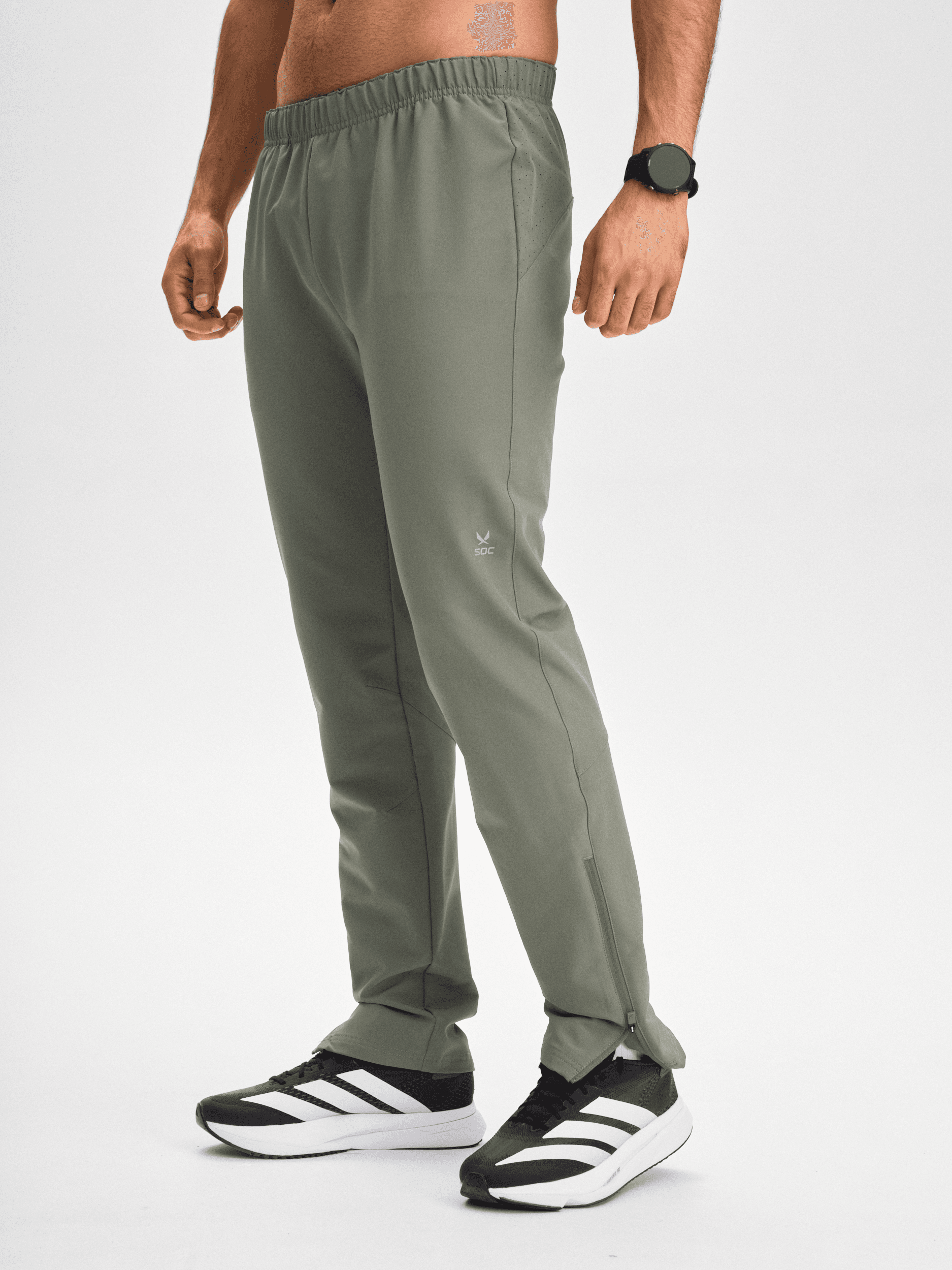 SOC, M RUN SHIELD PANT, Model 1