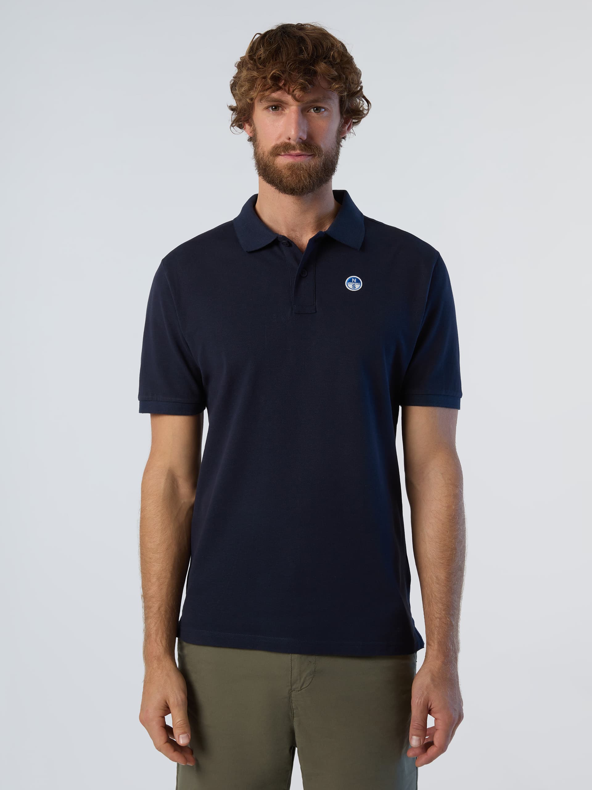 north sails, North Sails Polo Shirt With Logo Patch, Product 0