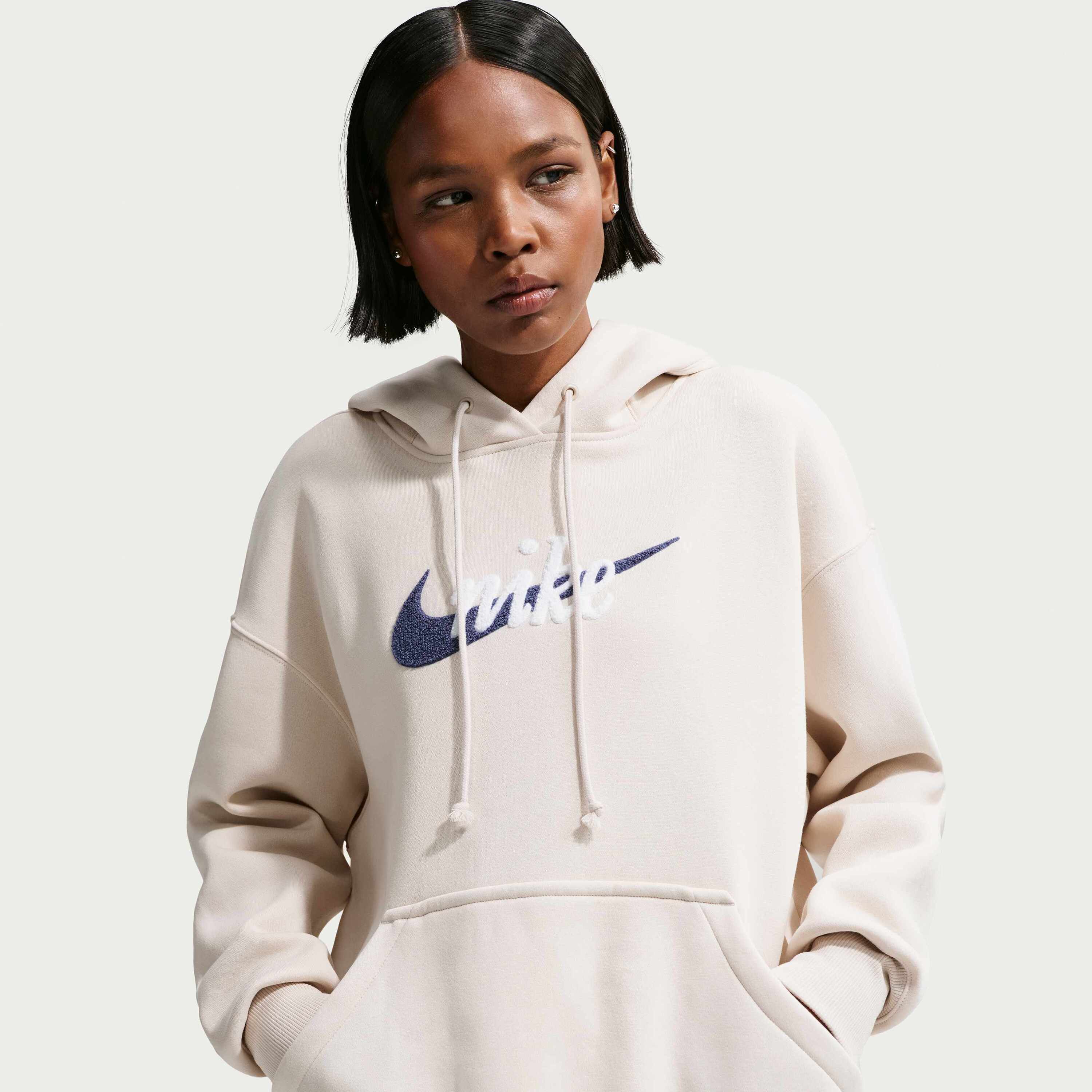 Nike, Women's Oversized Logo Hoodie Sportswear Phoenix Fleece, Product 0