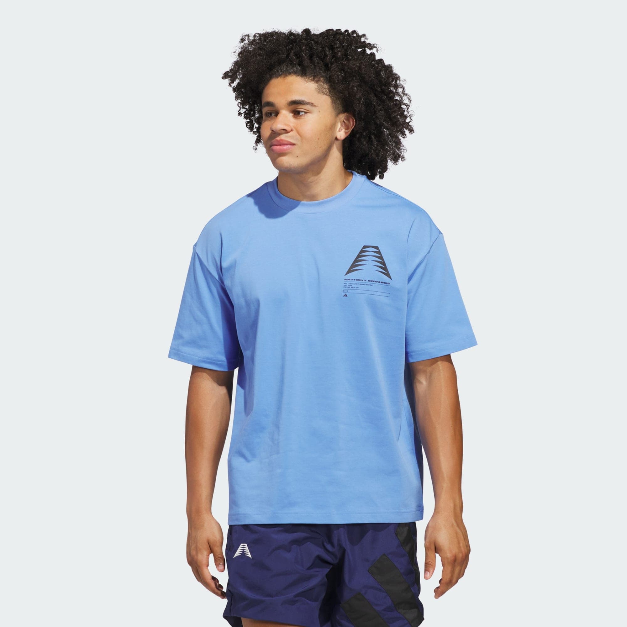 Adidas, Adidas Anthony Edwards Gfx Schematic T-shirt, Model 1