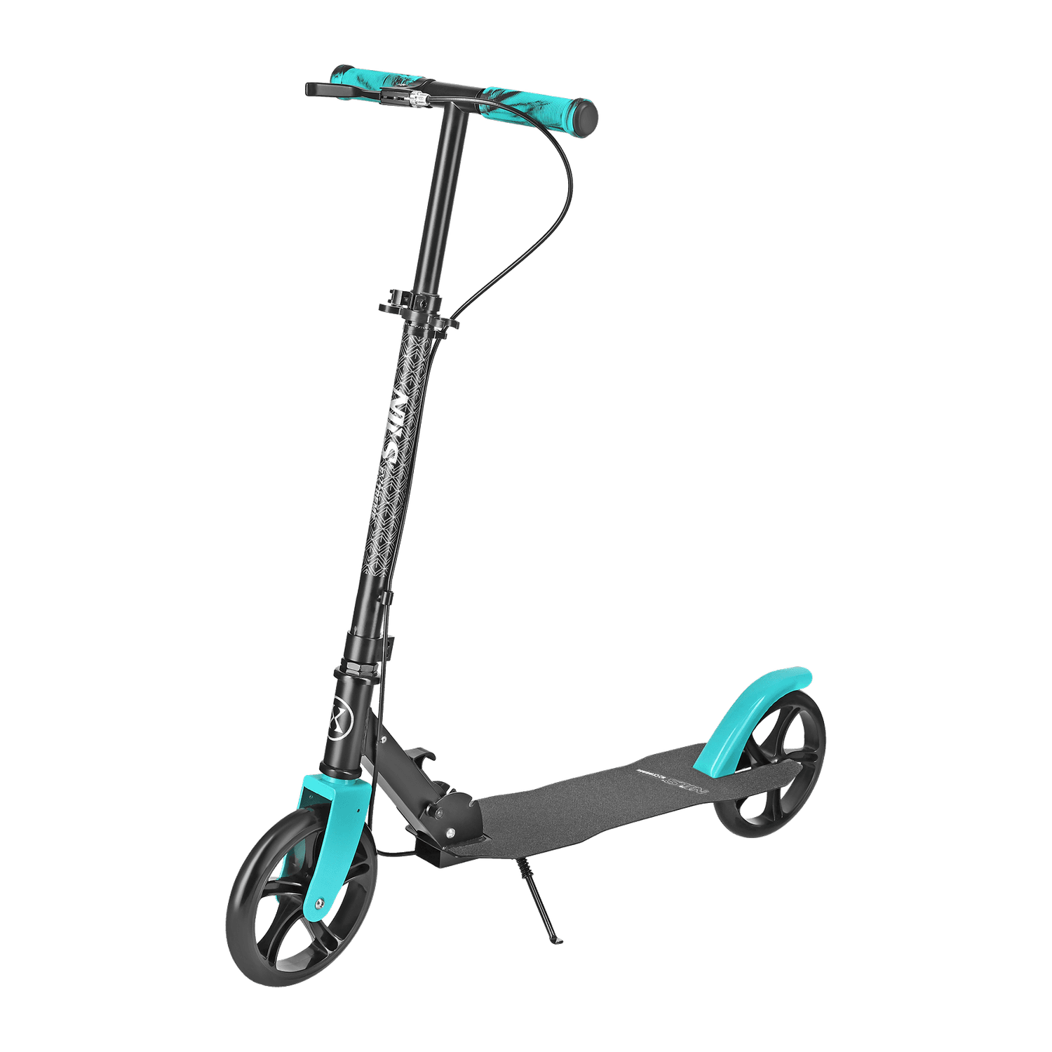 northix, Turquoise Kick Scooter, Adjustable Height, Product 0