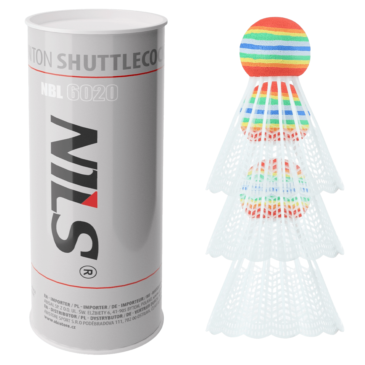 northix, Nylon Shuttlecocks, 3 Pack, Product 0