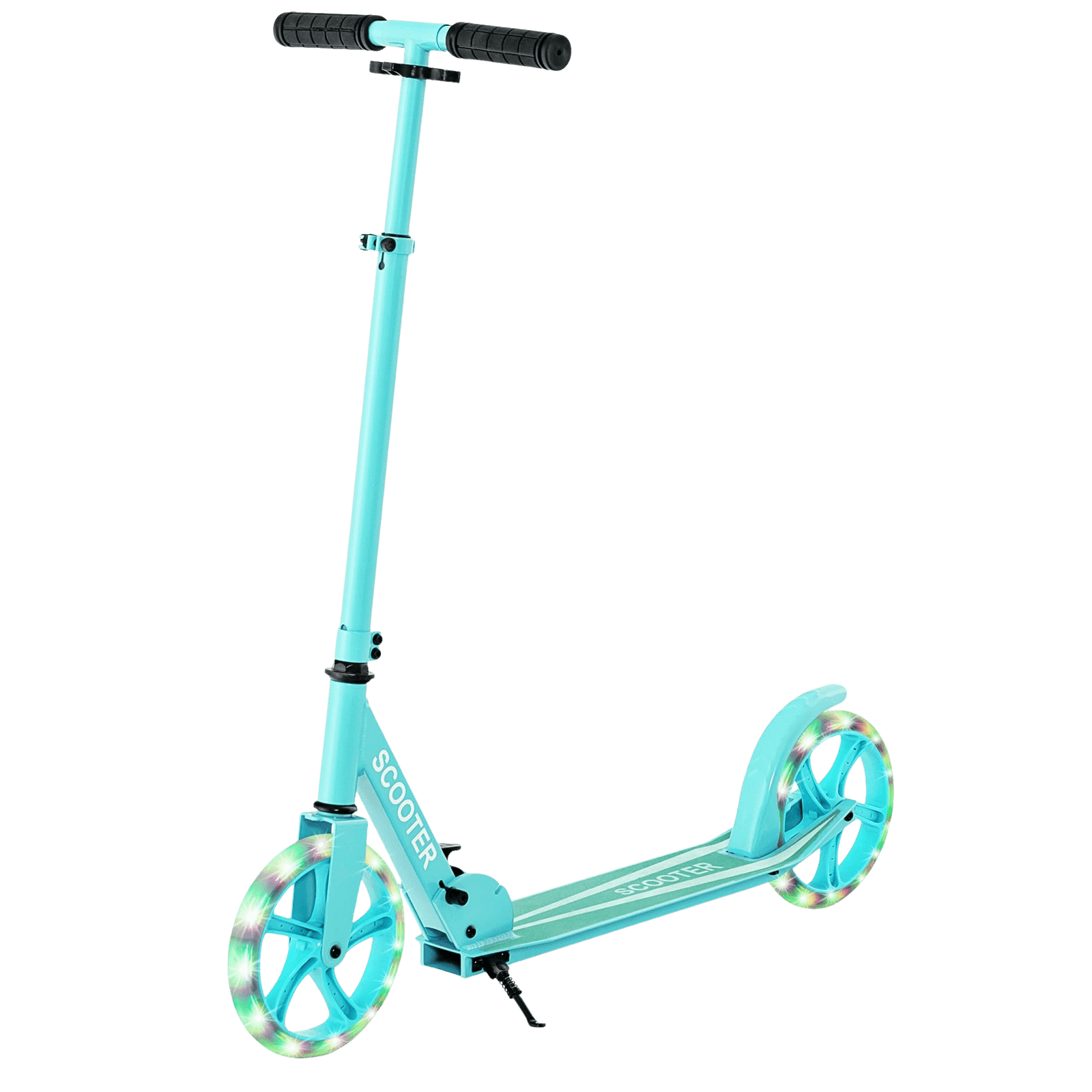 northix, Foldable Scooter With 110kg Capacity, Adjustable Led Wheels, Product 0