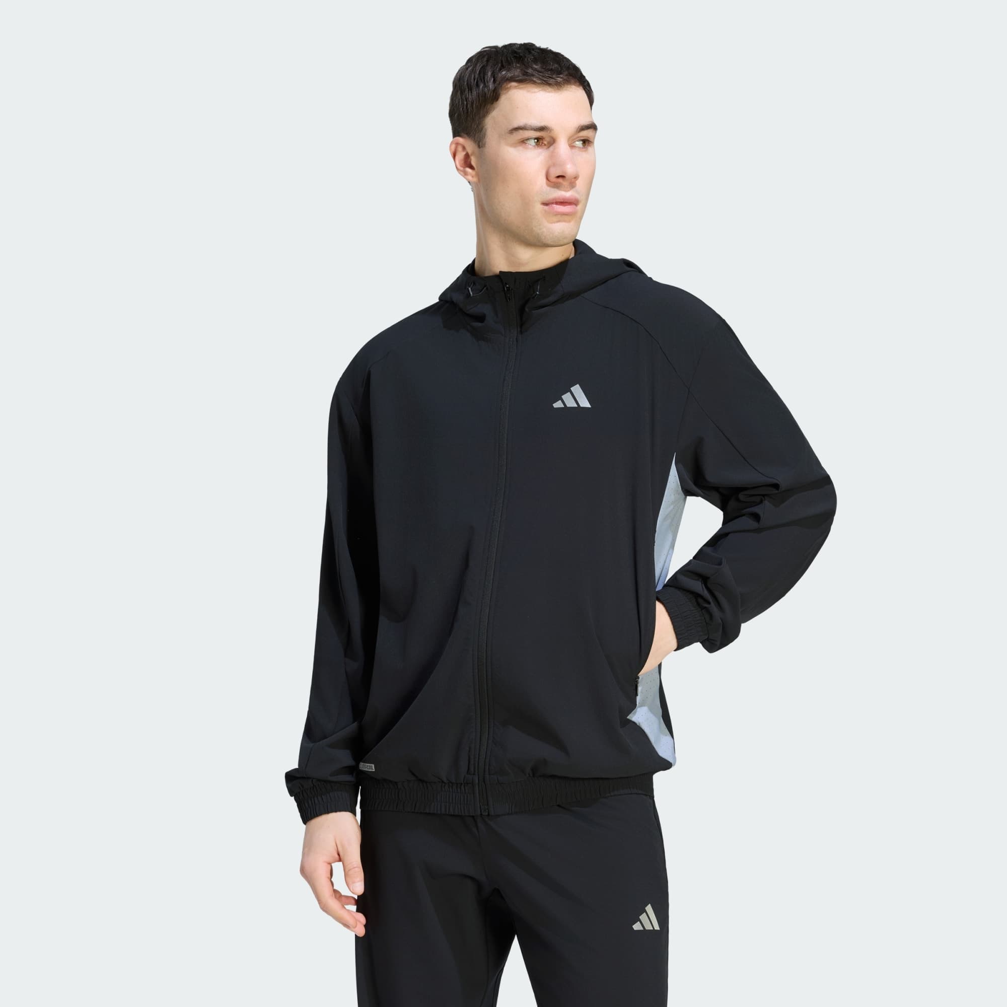 Adidas, Adidas Tech Apparel Färgblock Träningsjacka, Model 1