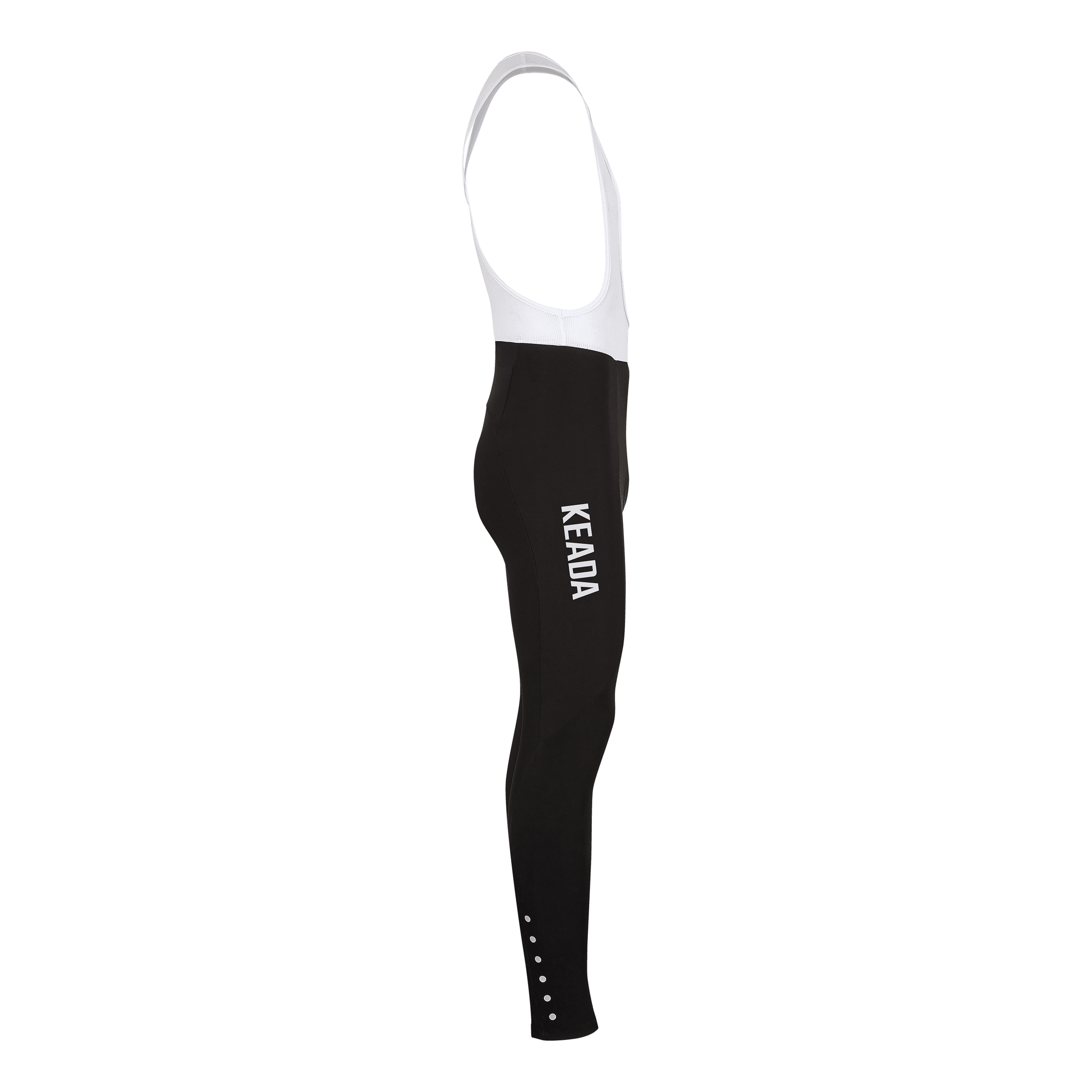 keada sports, Mens Essential Cycling Bib Tights - Black, Detail 1