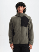 M PILE HOOD RETRO, Green