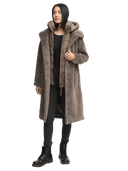 Women Winterjacket Teddyzauber, Brown