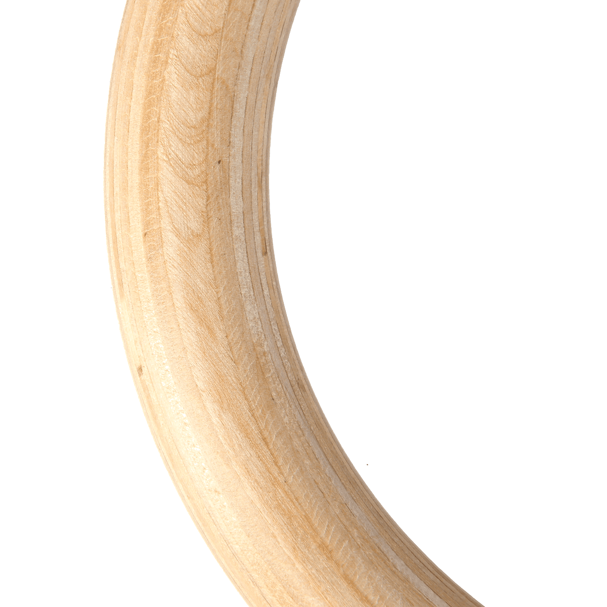 northix, Wooden Gymnastics Rings, Adjustable Straps, Detail 1
