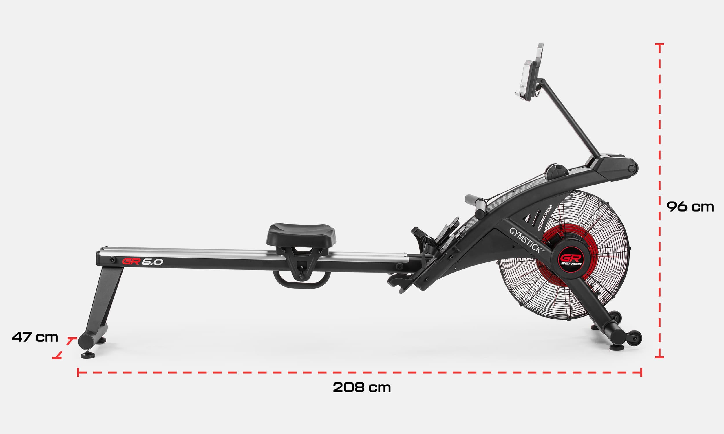 gymstick, Gr 6.0 Rowing Machine, Detail 1