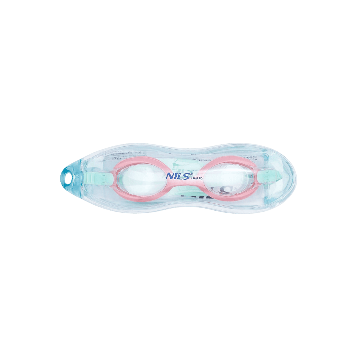 northix, Junior Swimming Goggles, Mint/pink, Anti-fog Lens, Detail 1