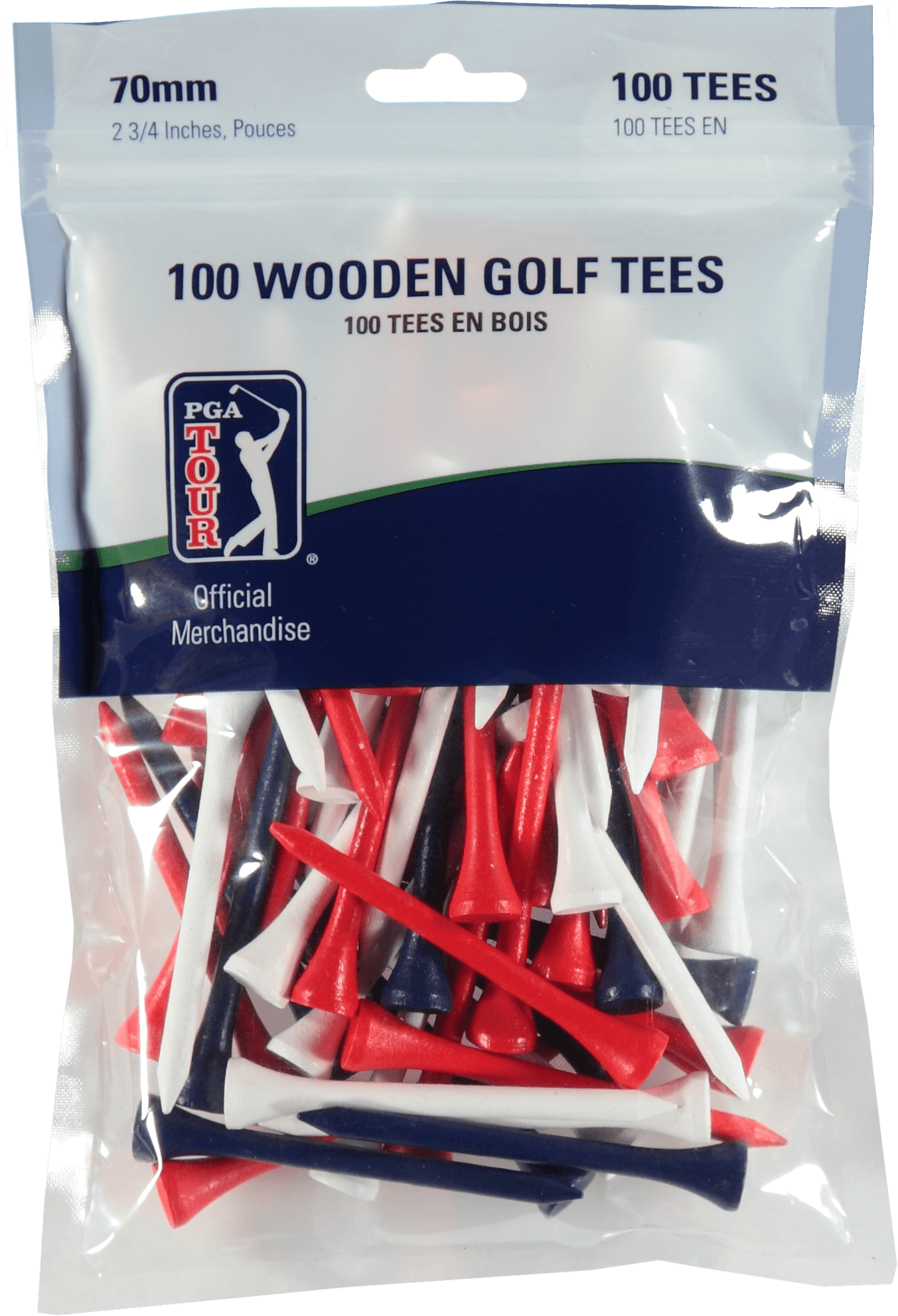PGA TOUR, Wooden Tees 7X100, Product 0
