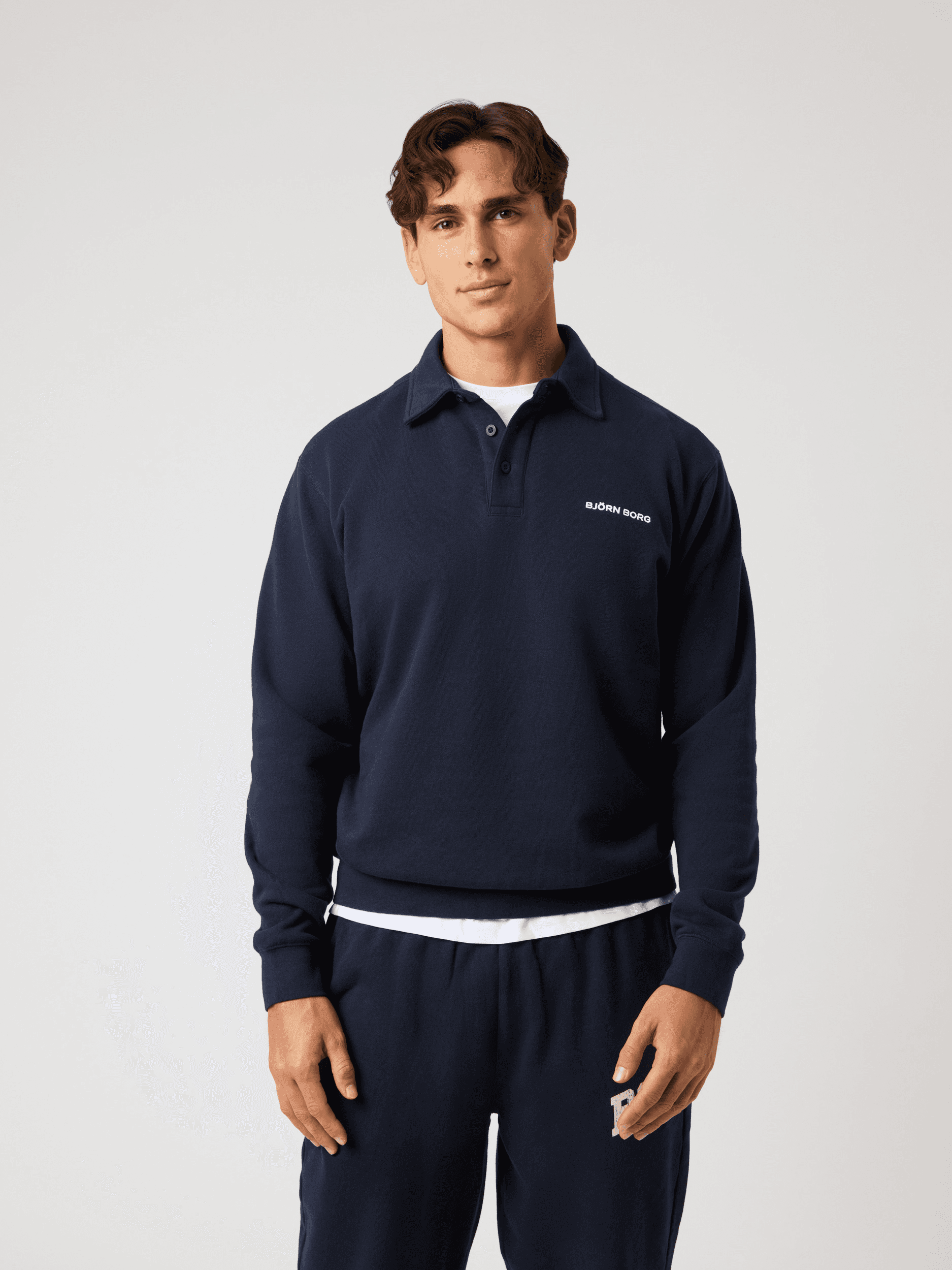 Björn Borg, M BORG CLASSIC POLO SWEATSHIRT, Model 1