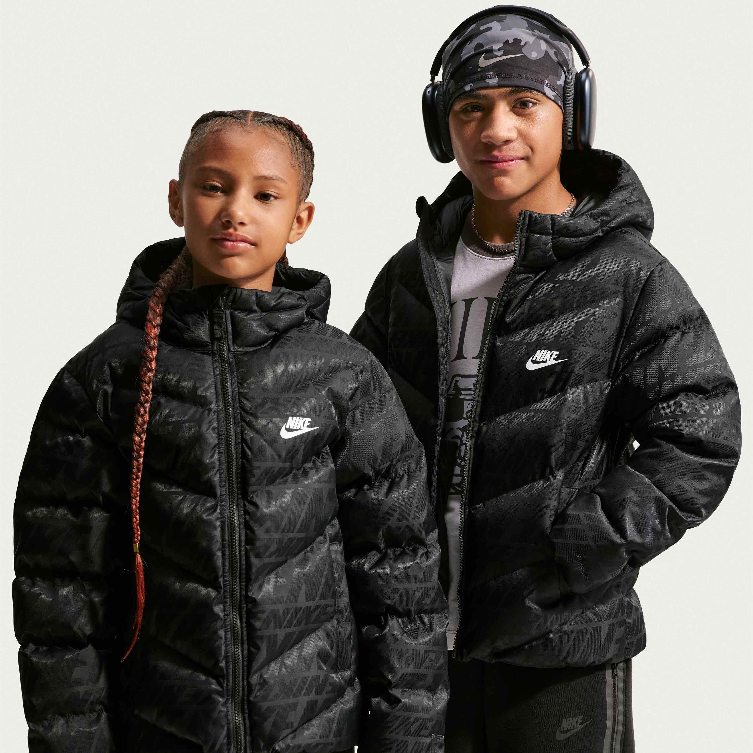 Nike, Older Kids' Therma-fit Loose Hooded Puffer Jacket Sportswear 'all Day Play', Product 0