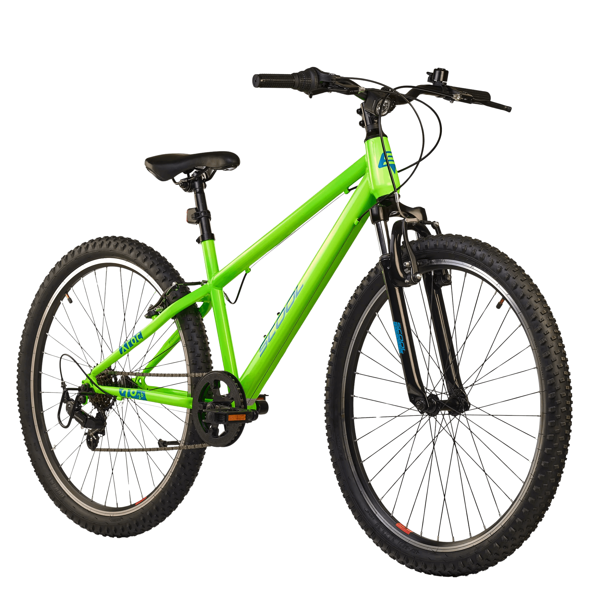 scool, S'cool Xroc, 26" Neon Green/ocean, Detail 1