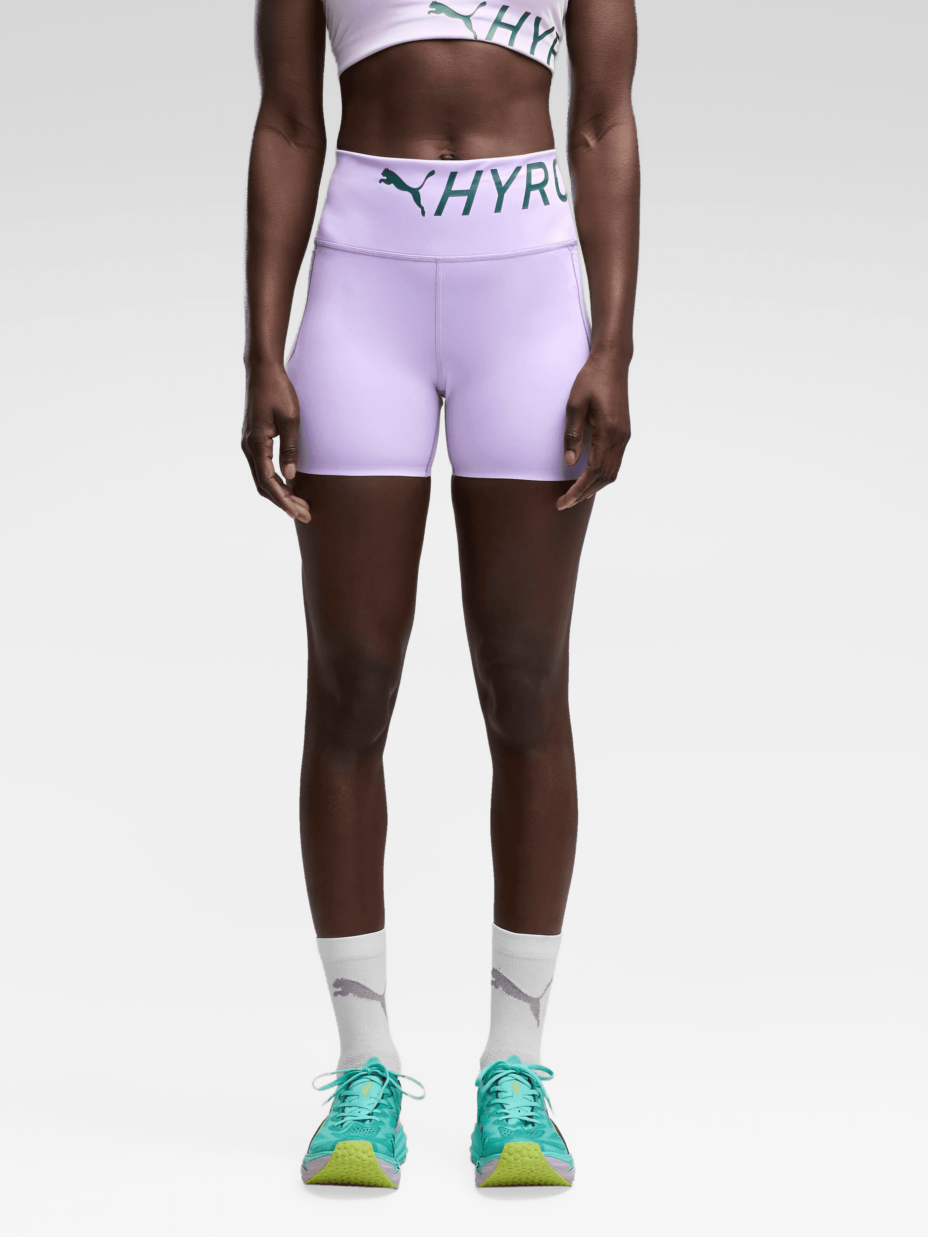 Puma, W PUMA X HYROX PWRMODE 4" SHORT TIGHT, Model 1