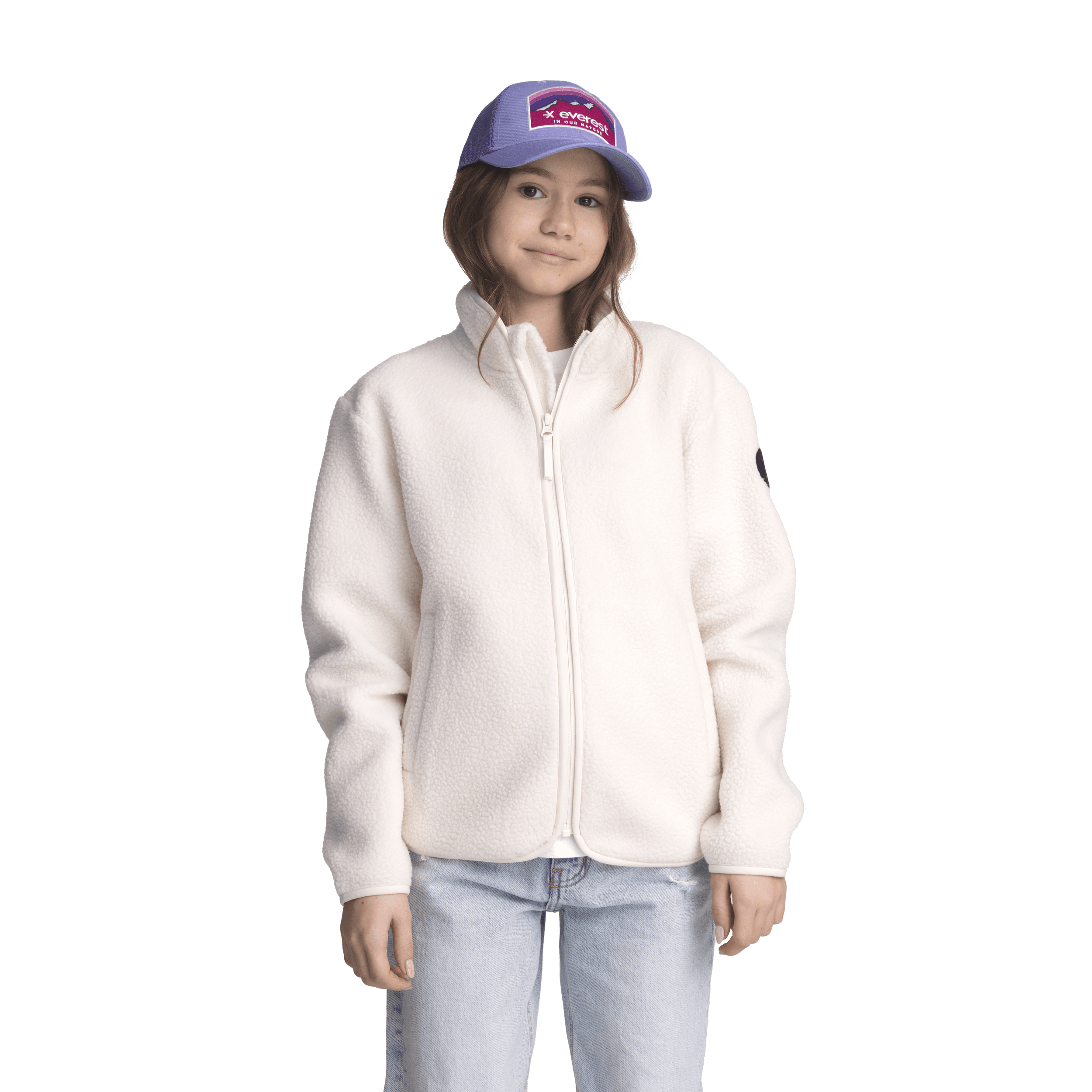 Everest, J Pile Zip Shirt, Model 1