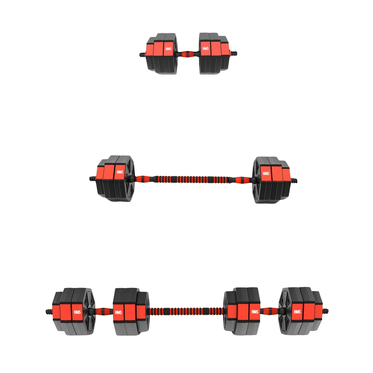 northix, Barbell And Dumbbells Set, Composite, 30 Kg, Detail 1