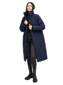 Women Winterjacket Traumblüte, Navy