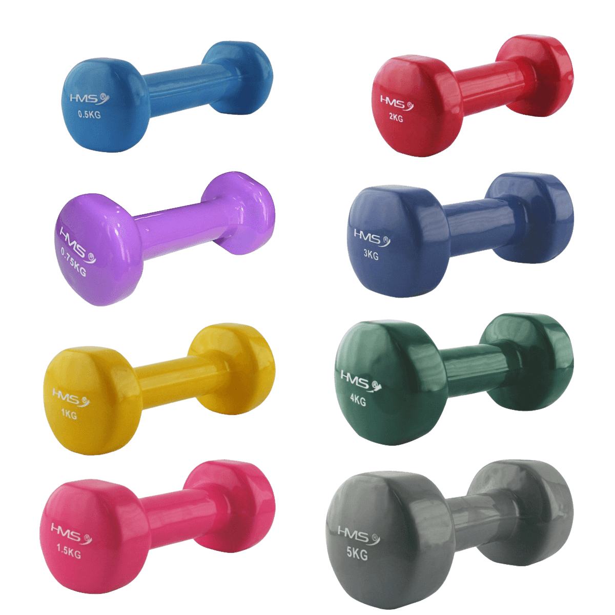 northix, Vinyl Dipping Dumbbell 0.75kg – Non-slip Grip, Detail 1