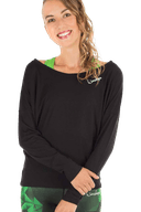 Long-sleeve Shirt Mcs002, Black