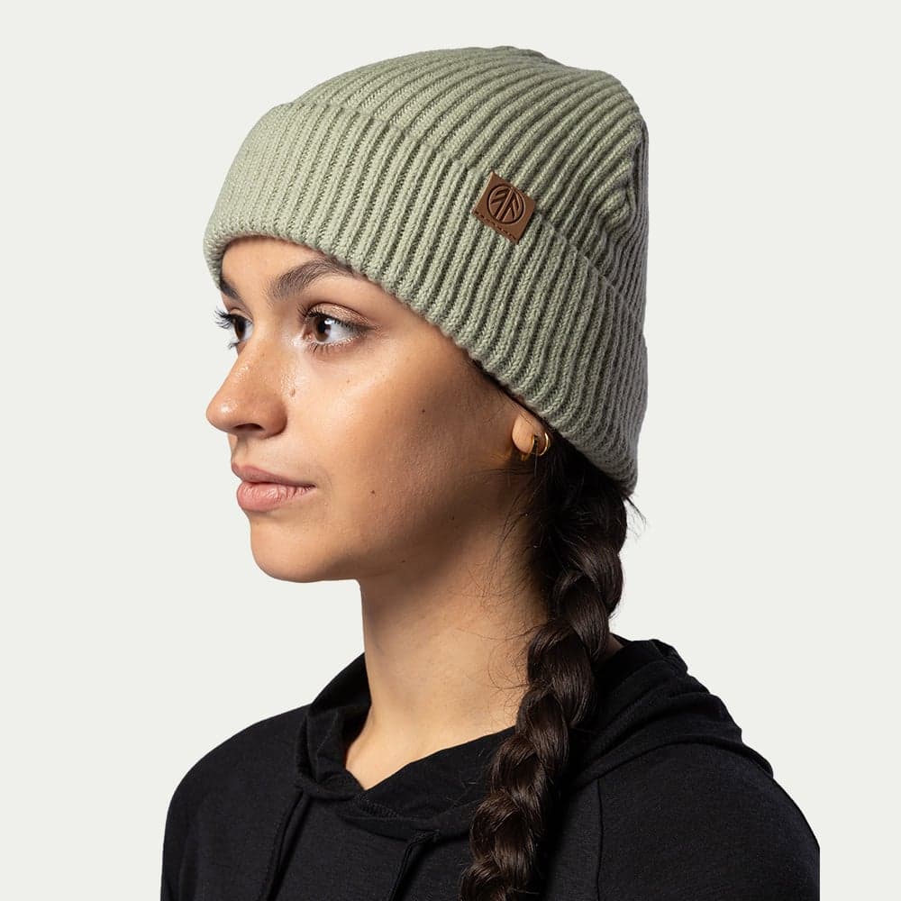 beyond nordic, Bn202 Knitted Merino Beanie, Model 1