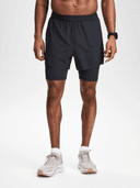 M RUN AIRY SHORTS, Black