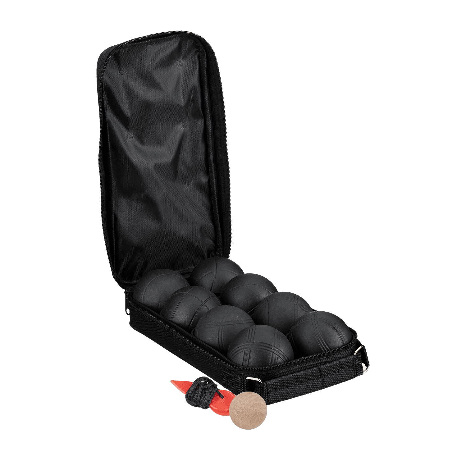 northix, Petanque Boules Set – 8 Balls With Carrying Bag, Product 0