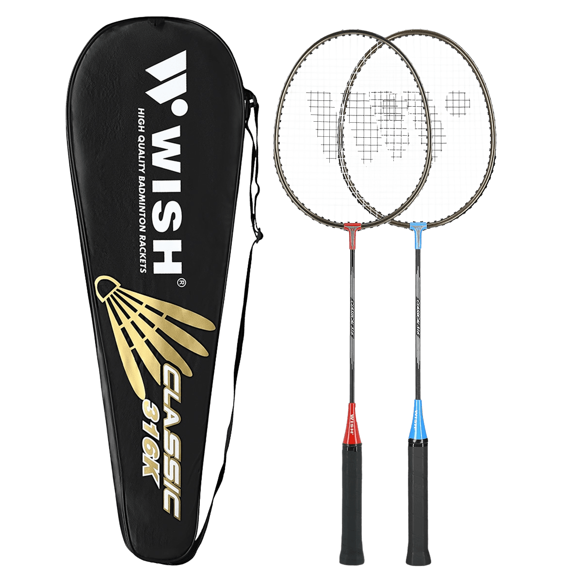 northix, Badminton Set – 2 Rackets, Shuttlecocks Not Included, Product 0