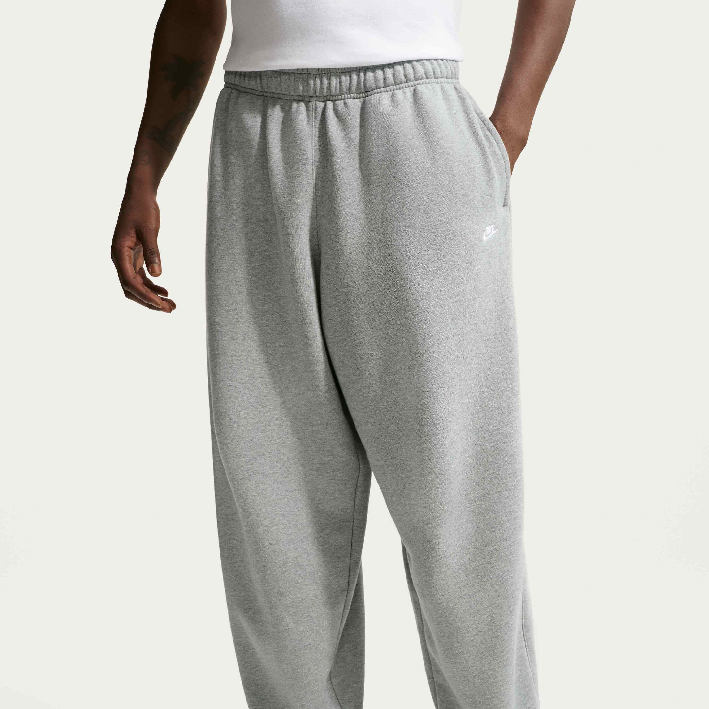 Nike, M CLUB OVERSIZED FLEECE PANTS, Detail 1