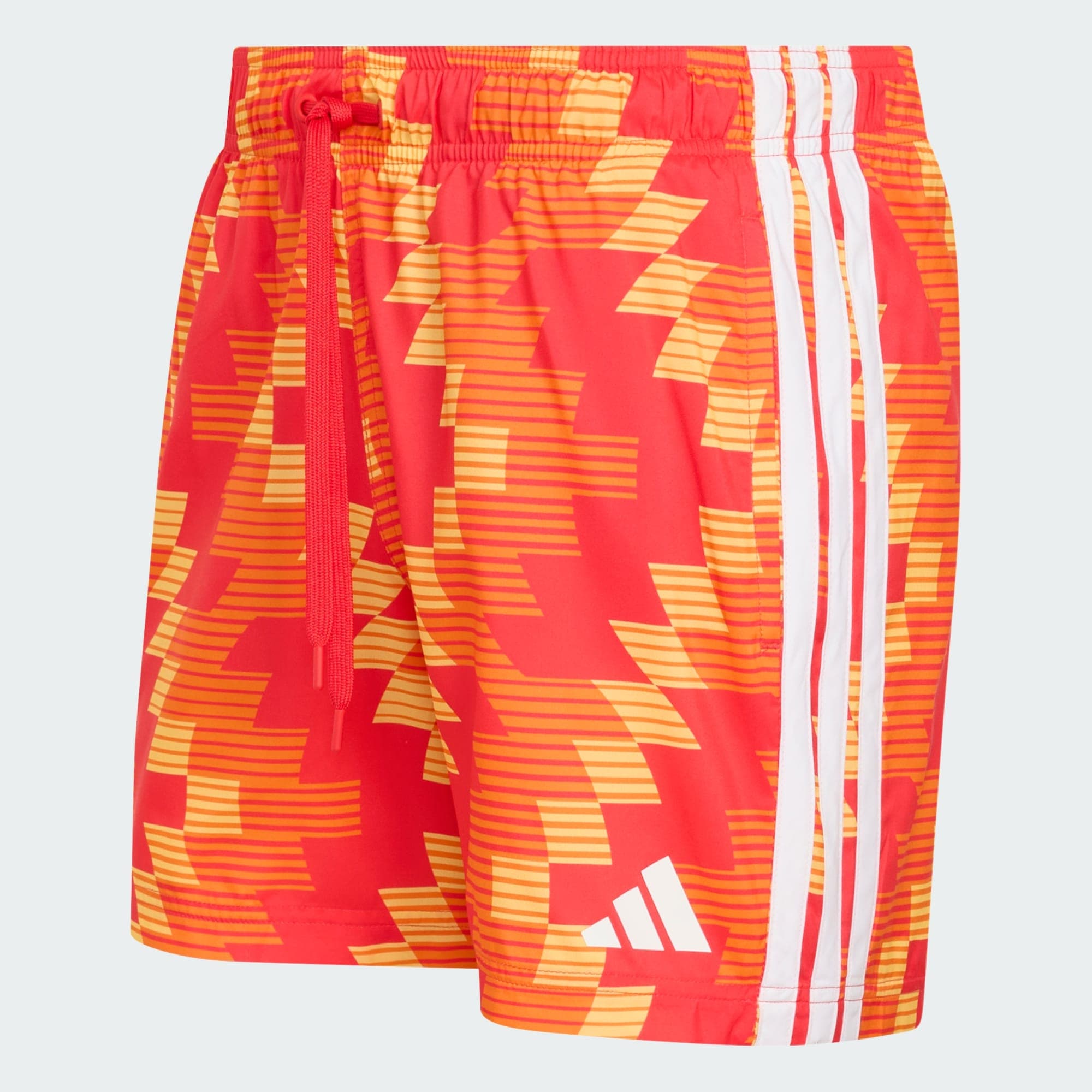 Adidas, Adidas Badshorts Med Fotbollsinspirerad Grafik 12,5 Cm, Product 0