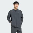 Adidas Originals Tech Trefoil Essentials Fz Hood Träningsjacka, Grey