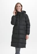 Abella Quilted Coat, Black