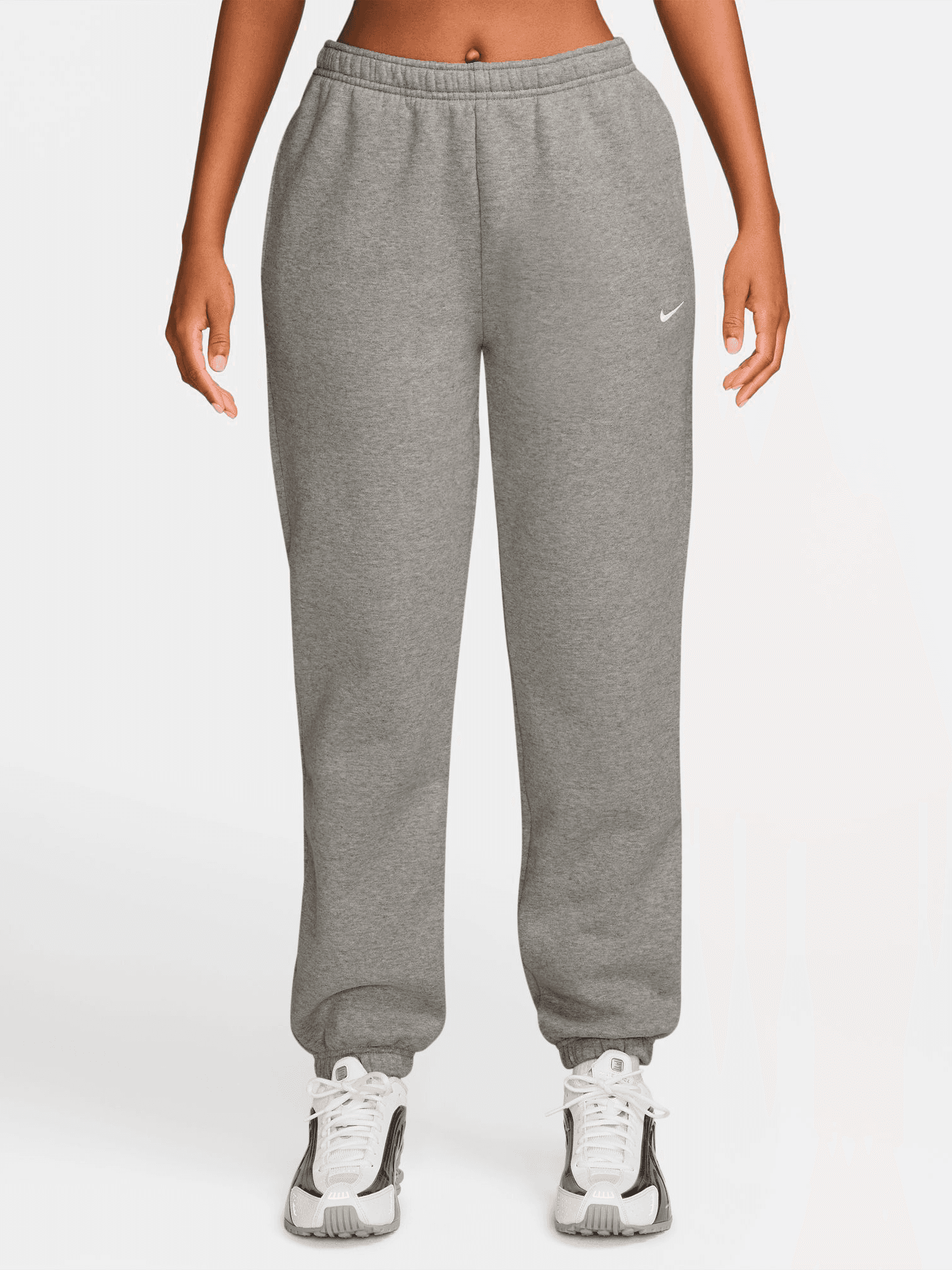 Nike, W STUDIO FLEECE CUFFED PANT, Model 1