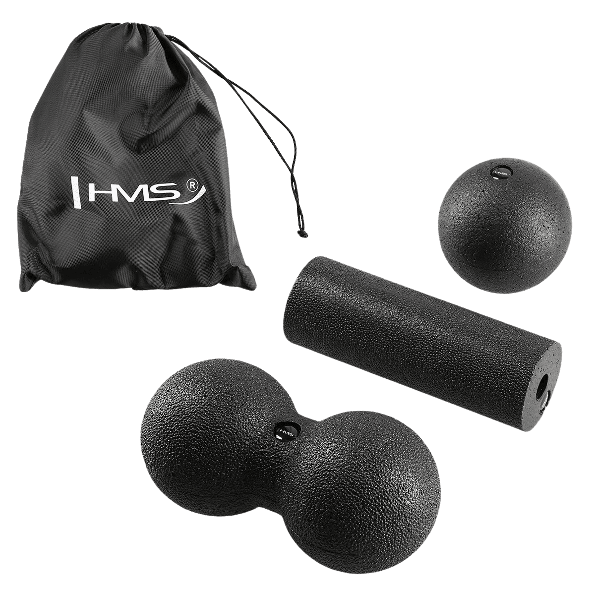 northix, Massage Roller And Balls Set – 3 Pieces, Product 0