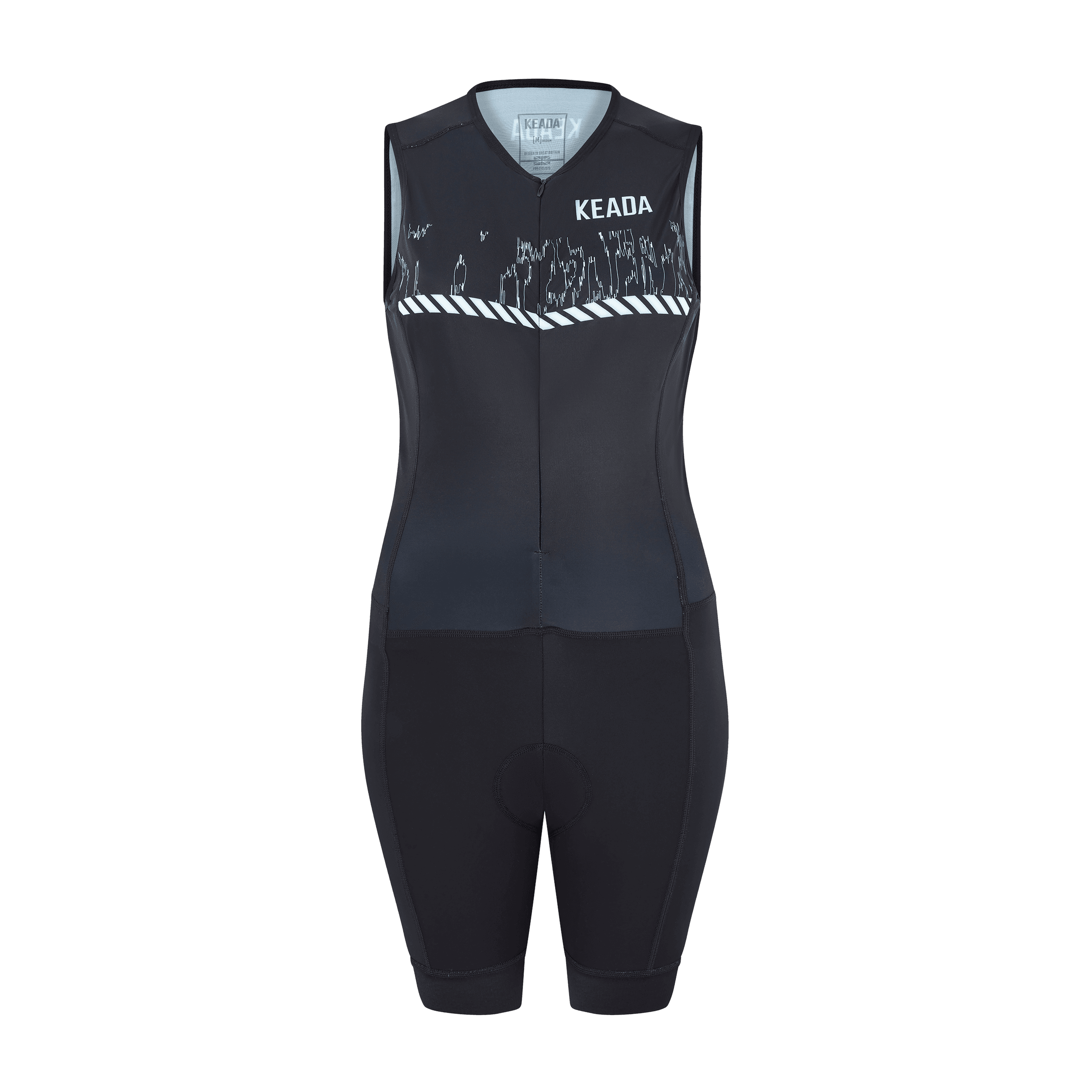 keada sports, Womens Sleeveless Trisuit - Signal One, Product 0