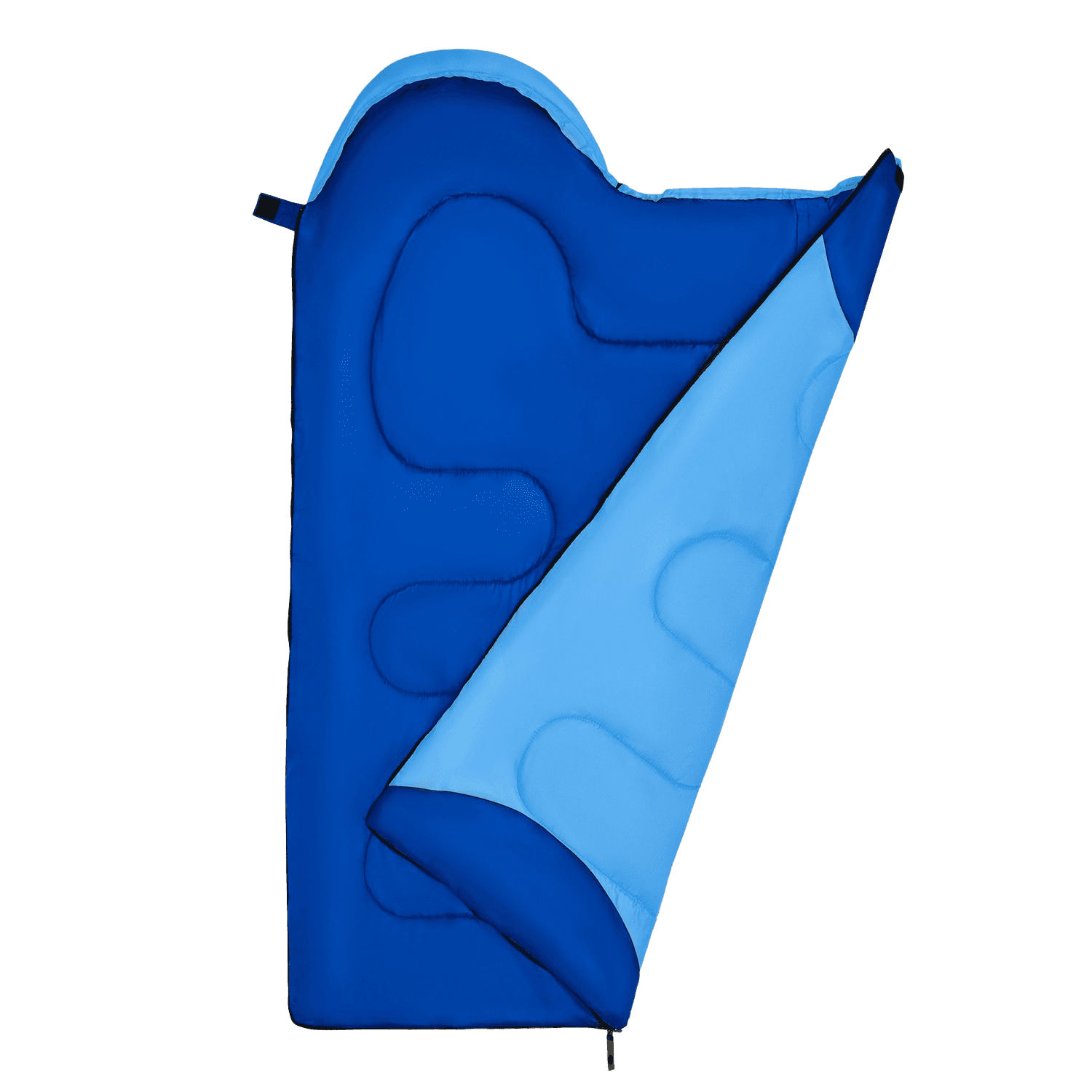 northix, Blue Junior Sleeping Bag, Lightweight, Compact, Detail 1