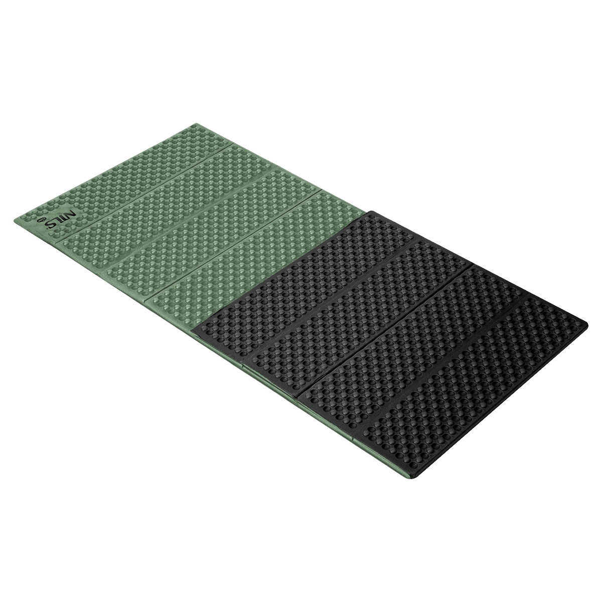 northix, Green Folding Mat, 188cm, Portable Camping Mat, Detail 1
