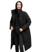 Women Winterjacket Traumblüte, Black