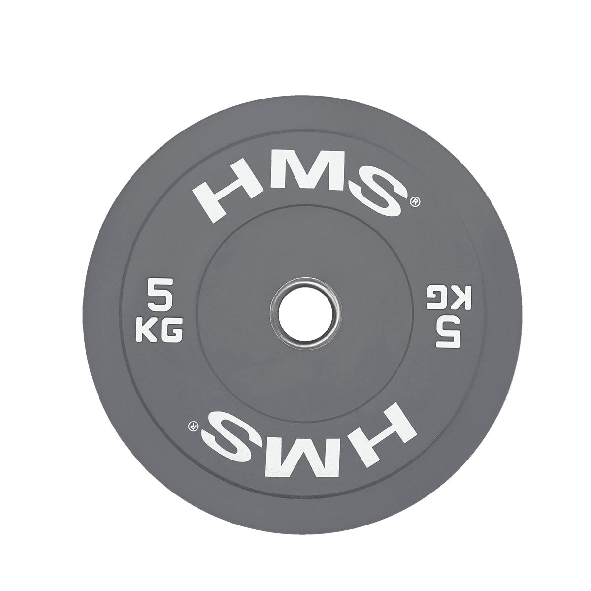 northix, Bumper Olympic Plate, 5 Kg, Grey, Product 0