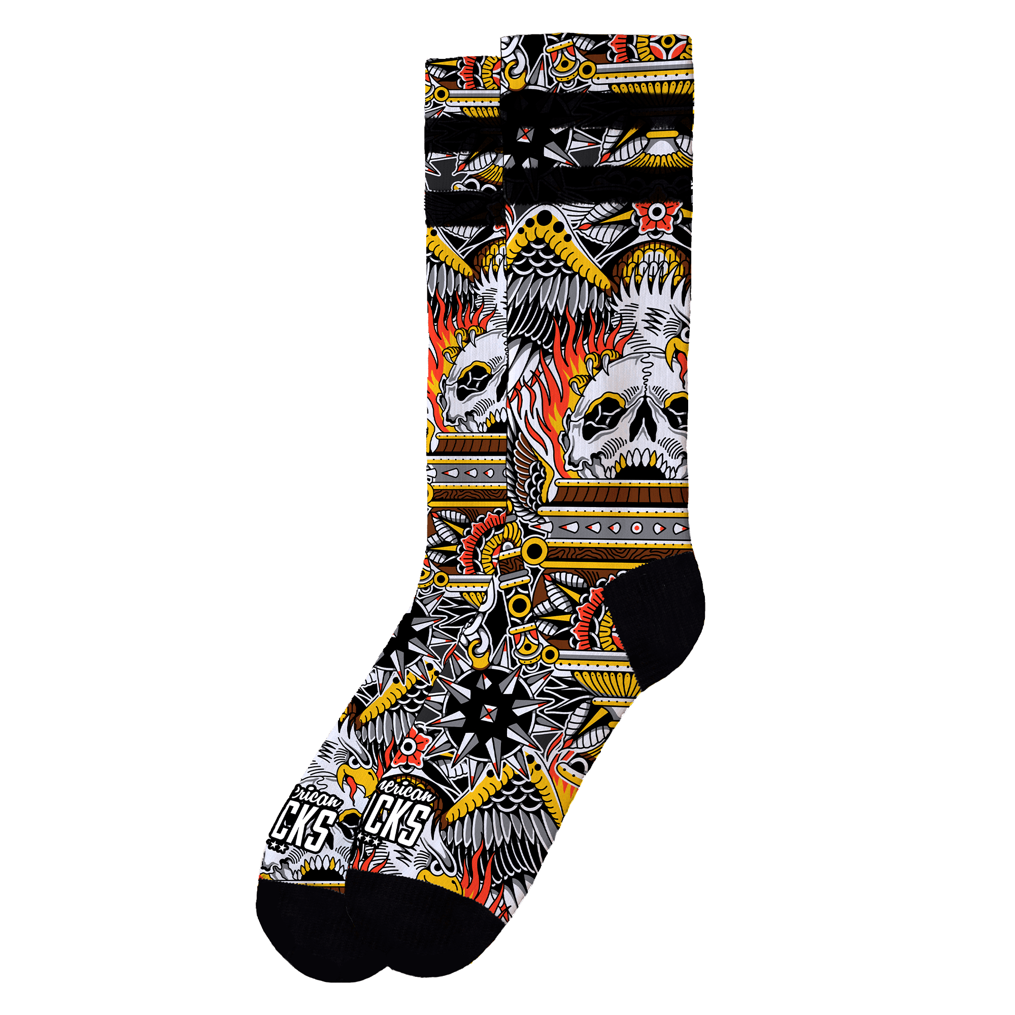 american socks, Eagle Of Fire - Mid High, Detail 1