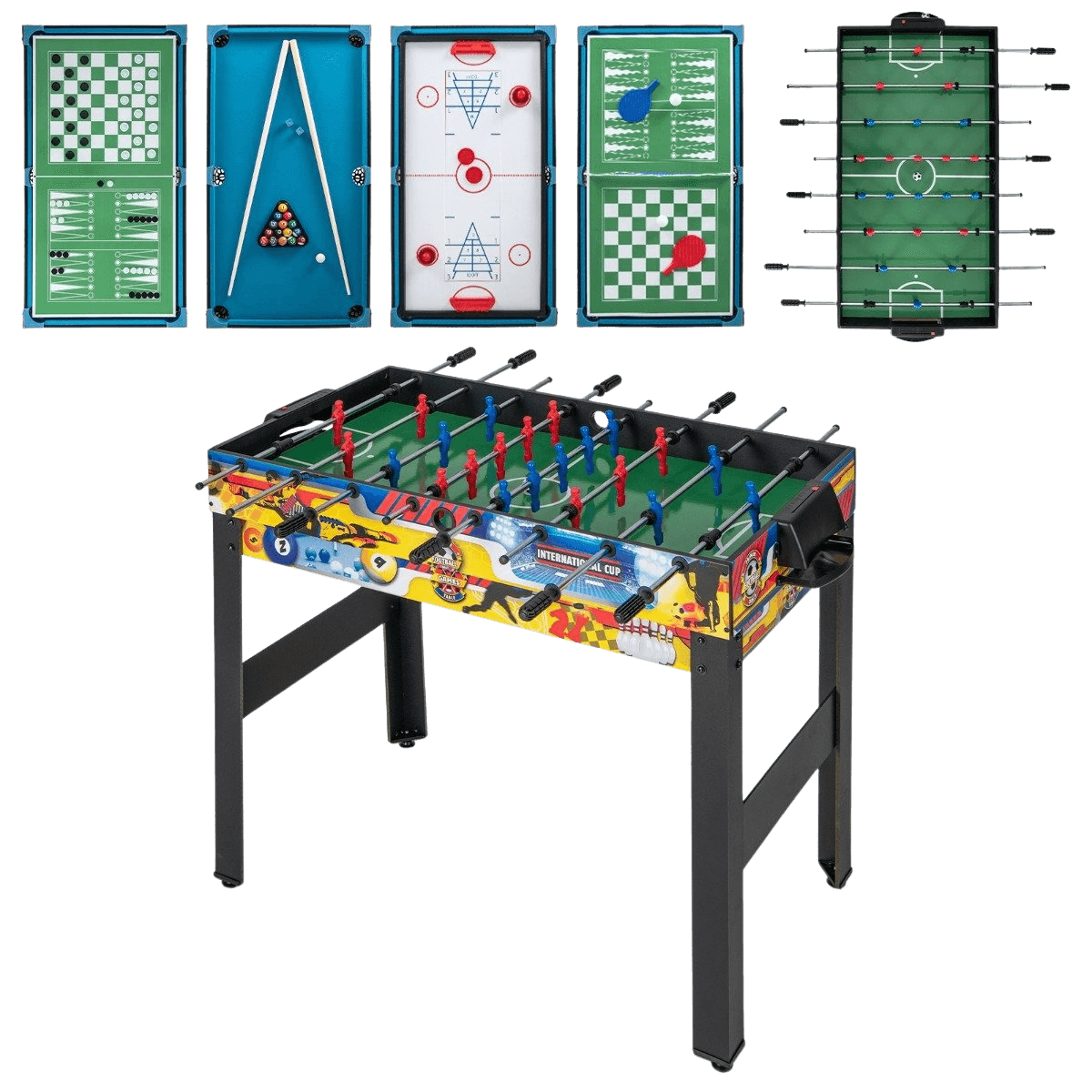northix, 12-in-1 Multi-game Table: Foosball, Air Hockey, Billiards, Product 0