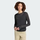 Adidas Soft Lux Sheer Long-sleeve Tröja, Black