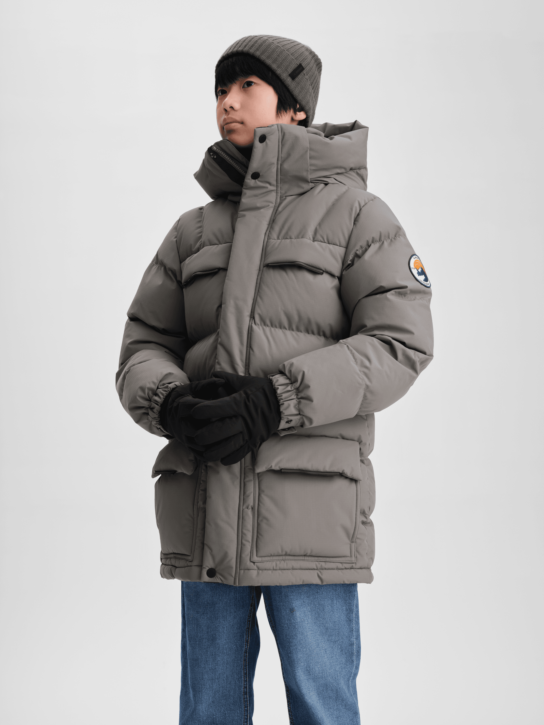 Everest, Arctic Parka, Topattu Parkatakki, Lasten, Model 1