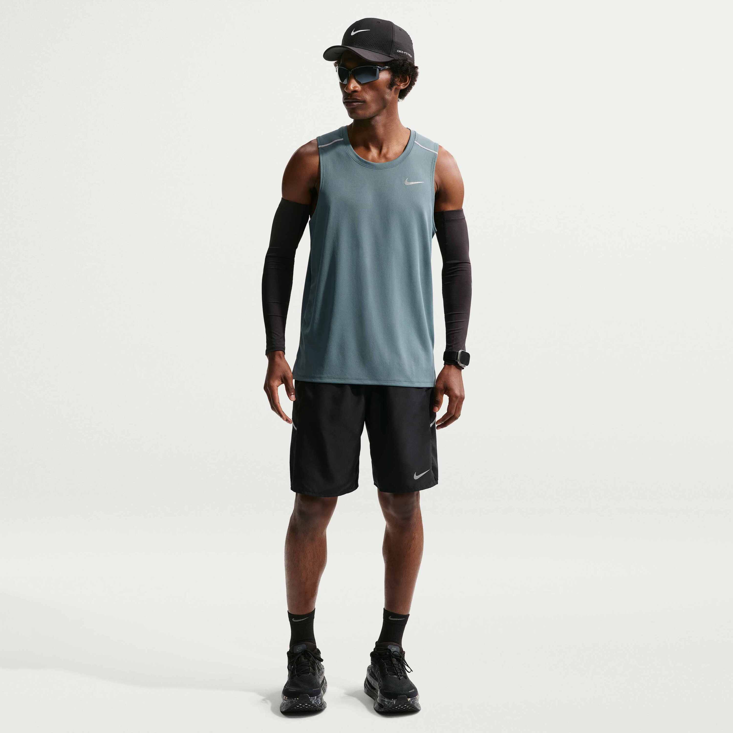 Nike, Men's Dri-fit 23cm (approx.) Unlined Running Shorts Miler, Product 0