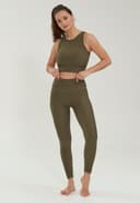 Alma Tights, Green
